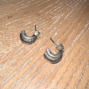 Vintage silver and gold earrings